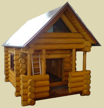 Изготовление будок для собак и домиков для кошек из дерева
